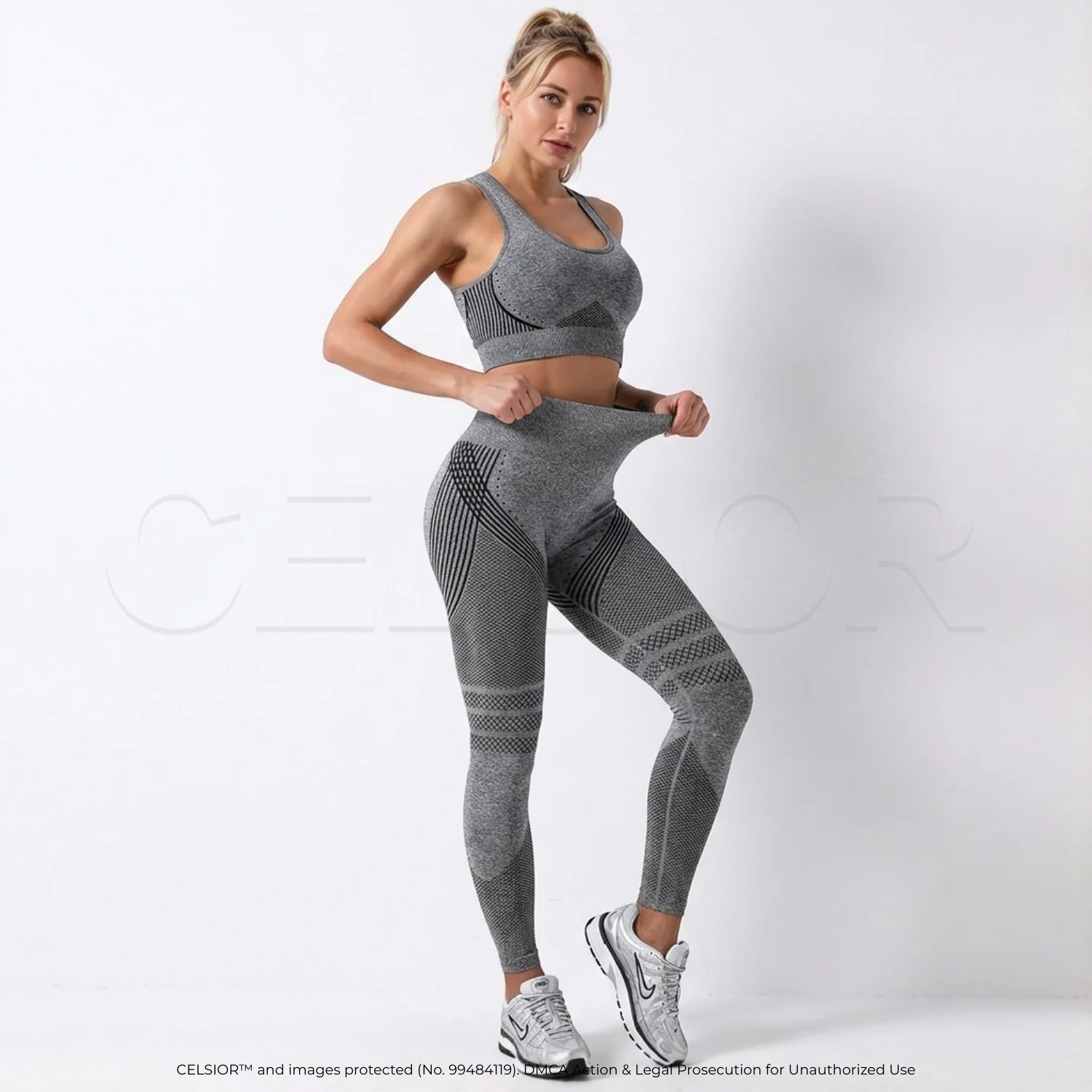 Anti-Cellulite Leggings - Compression and High Waist for tummy control. - Image 10